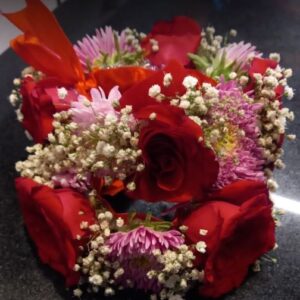 Bridal Red Rose Gjray Ideas