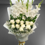 Aurora | Bunch of New White Roses- Online Deliver in Pakistan