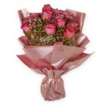 Pink Roses and Daisies Bouquet