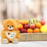 Fruit Basket With Teddy