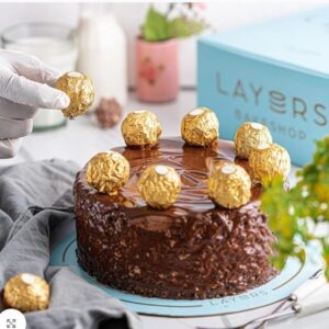 Premium Layers Ferrero Rocher Cake