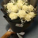 White Rose Flower Bouquet