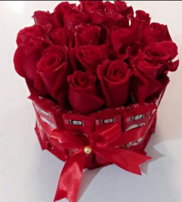 Red Rose With KitKat