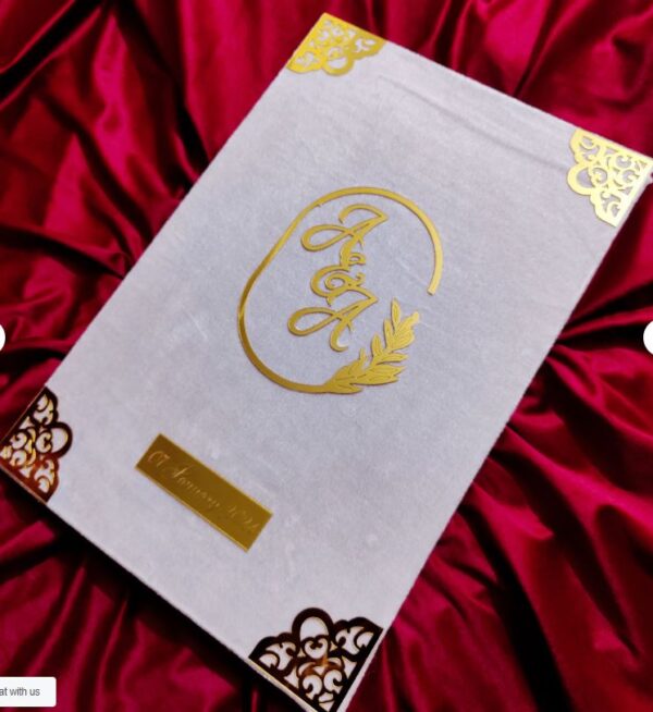 White Theme Nikah Booklet