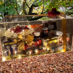 Flower & Chocolates in Acrylic Box