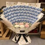 A custom cash flower bouquet available for Cash bouquet delivery Lahore.