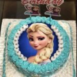 A beautiful Frozen-themed birthday cake perfect for Cake delivery in Lahore.