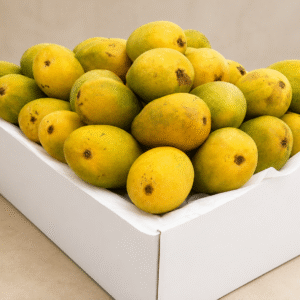 A box of fresh premium mangoes for those looking to Send sweets to Pakistan from Canada.