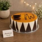 Caramel coffee cake Lahore bakery gift services