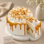 A gourmet caramel crunch cake, recognized as the best cake in Lahore.