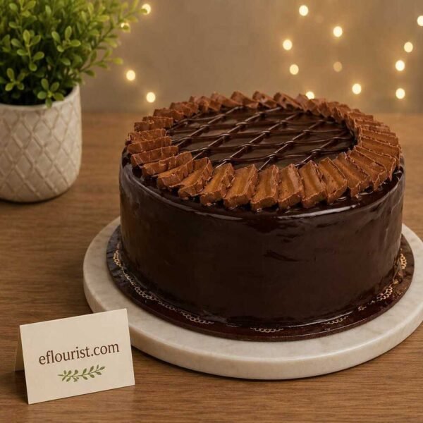 Chocolate caramel glazed cake Lahore bakery items