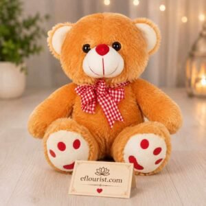 Soft teddy bear is perfect for birthday gifts for her.