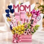Deluxe Mother's Day Hamper featuring chocolates and flowers, one of the best gifts for Mom.