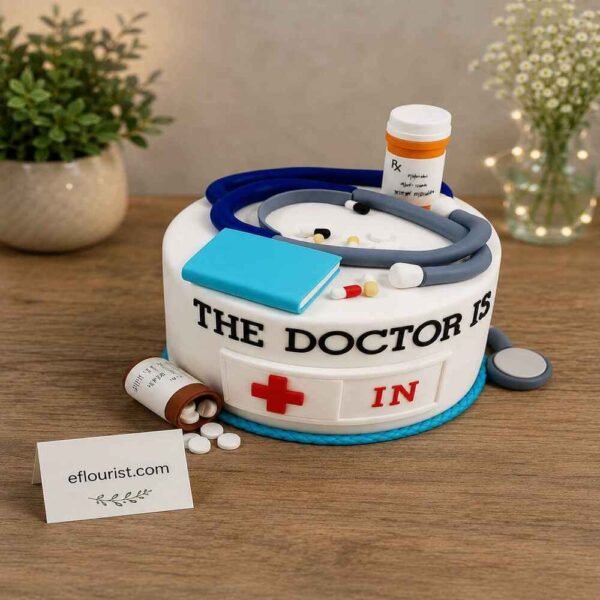 Medical theme cake custom cake delivery Lahore