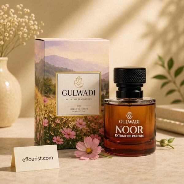 Gulwadi Noor Extrait Parfum bottle from our local perfume shop Lahore.