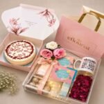 A Mother's Day gift hamper with cake and mug for Gift delivery Lahore.