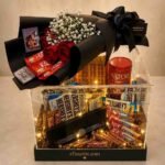 Premium chocolate and watch gift box perfect for gift shopping Lahore.