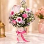 Stanley tumbler floral arrangement unique gift ideas Lahore
