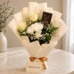 White recovery flowers online gift shop Lahore